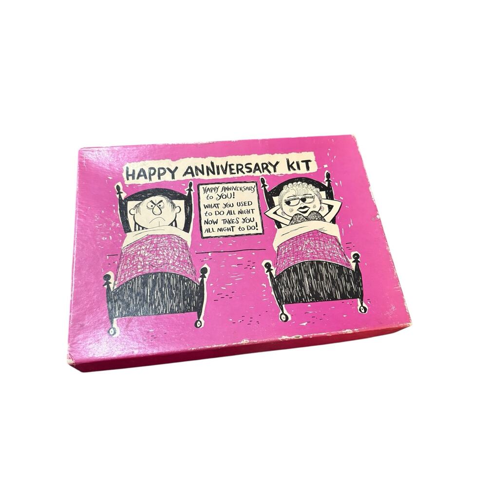Novelty Funny Dirty Joke Anniversary Kit with 11 Charms, Gag Gift,